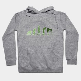 Green Photographer Evolution Hoodie